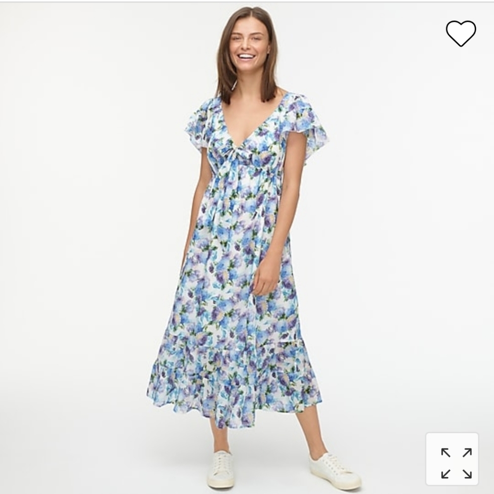 J Crew Cotton Voile Sundress in Vintage Floral, NWT